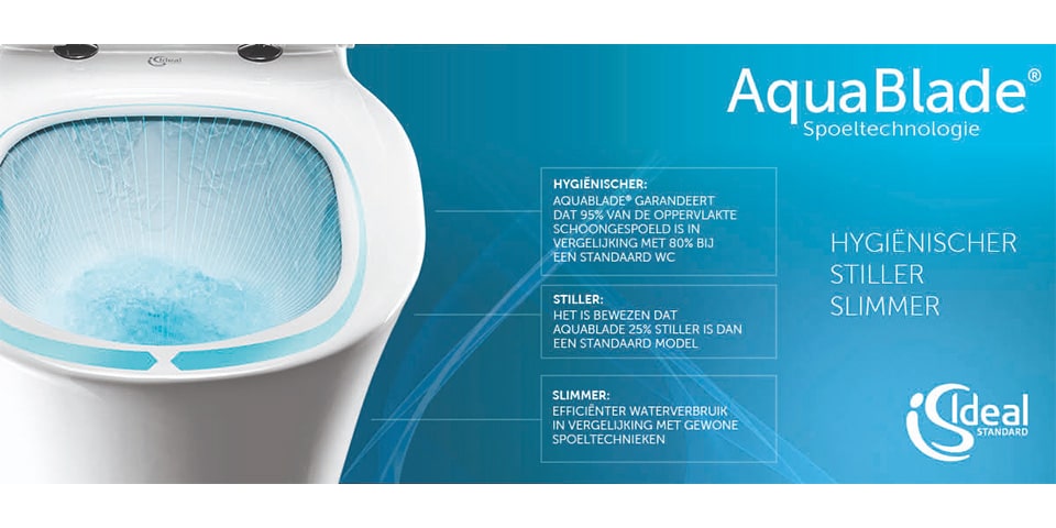 AquaBlade®-systeem van Ideal Standard, ontworpen om aan de wereldwijde vraag van morgen te voldoen