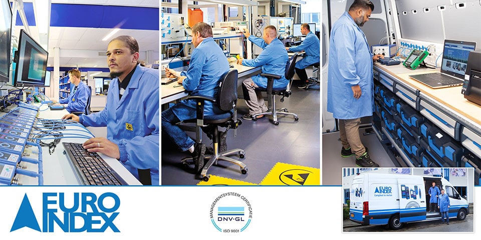 EURO-INDEX heeft haar kwaliteitssysteem ISO 9001 laten certificeren!