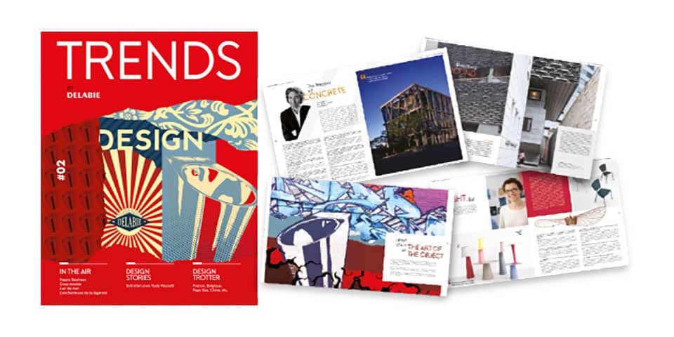 TRENDS by DELABIE N°2  | Het magazine voor design trends in sanitaire ruimten