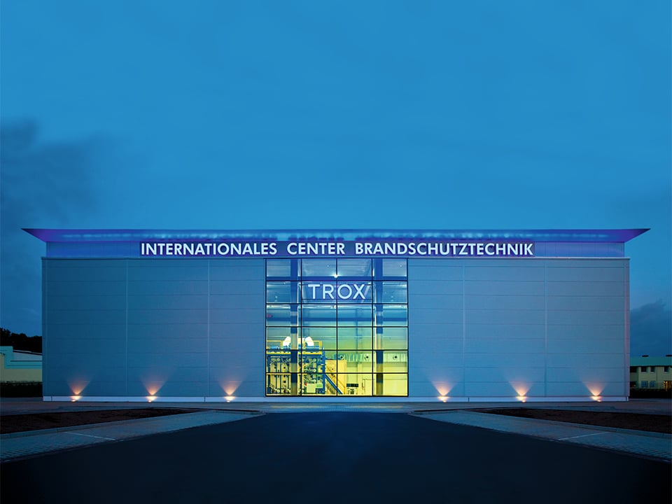 Internationales Center Brandschutztechnik TROX kopiëren