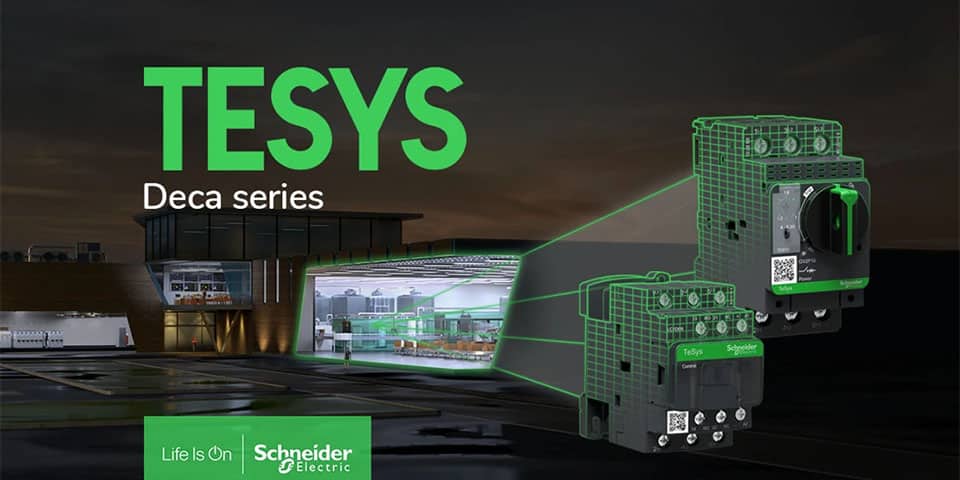 Schneider Electric introduceert de nieuwe generatie motorstarters TeSys Deca
